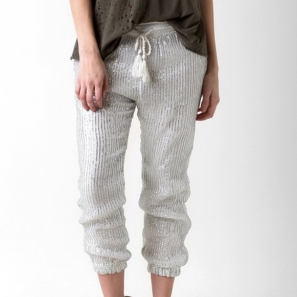 Amuse Society Briar Sequin Joggers / Pants - Picture 4 of 16